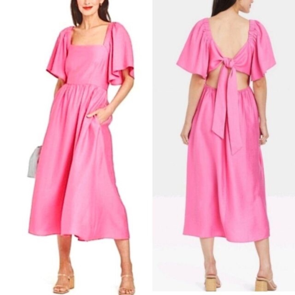 Pink Midi Dress - A New Day
